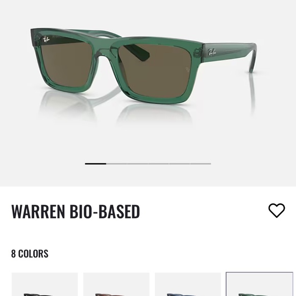 Warren Bio Based Green Raybans - Picture 1 of 1
